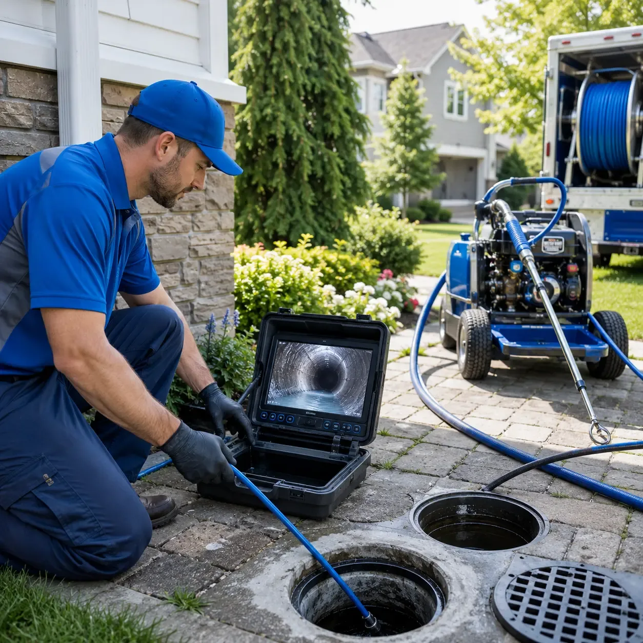 Outdoor drain cleaning professionals serving Rowe, MA